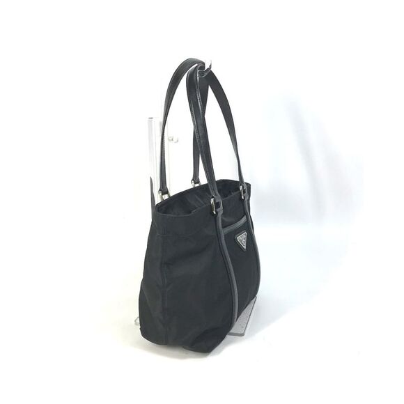 Pre Loved Prada Re-Nylon Women Black Tote Bags - Picture 3 of 8